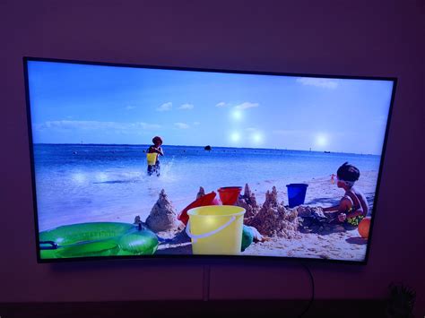 vlekken samsung tv.